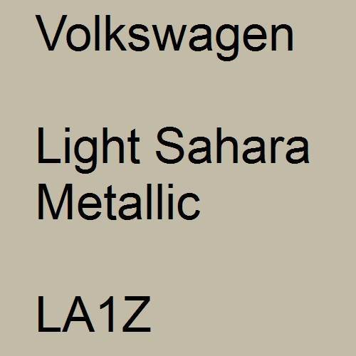 Volkswagen, Light Sahara Metallic, LA1Z.